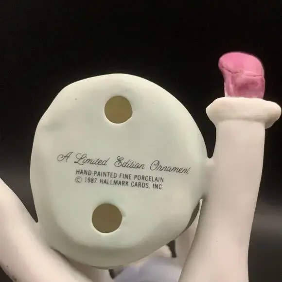 Vintage 1987 Hallmark Keepsake Mime Clown Teddy Bear Ornament - Picture 8 of 16